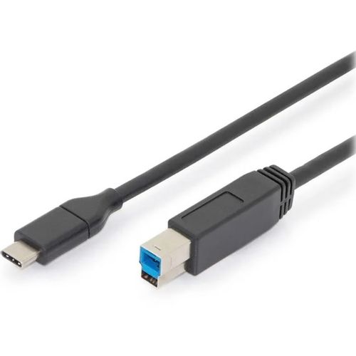 USB 3.1 TIP C na USB 3.0 stampac 1m, crni slika 1