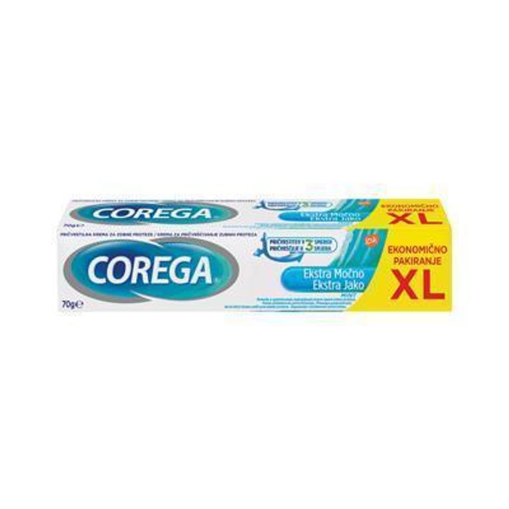 COREGA EXTRA JAKO LJEPILO XL 70G slika 1