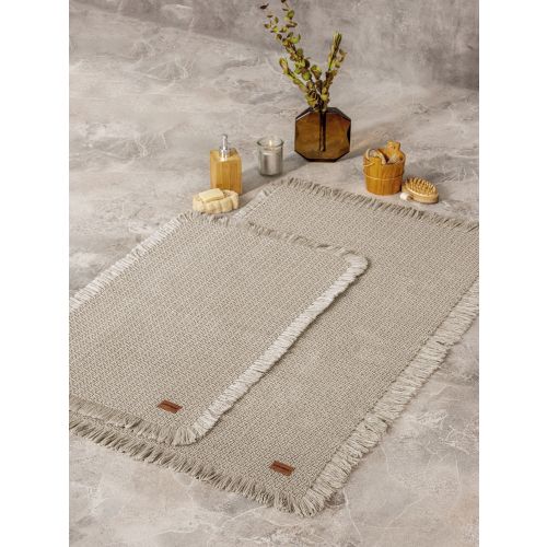 Colourful Cotton Set kupaonskih prostirki (2 komada) Bath Rug slika 1