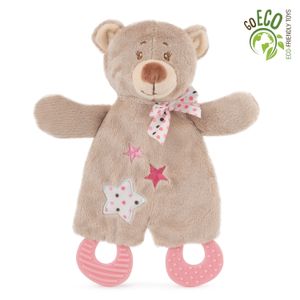 Amek plišana igračka Eco Bear grickalica 23 cm - Pink