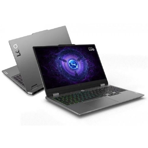 Lenovo 83FQ003HYA/16G LOQ 15IAX9I (Luna Grey) 8-Core i5 12450HX 4.4GHz/12MB 16GB DDR5 512GB-SSD-M.2-NVMe 15.6" FHD (1920x1080) IPS 144Hz AG 100%-sRGB 720p Intel-Arc-A530M/4G GLan WiFi-A/X BT5.2 HDMI Backlite 60Wh DOS slika 1