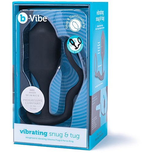 Vibrirajući analni čep s prstenom za penis B-Vibe - Snug &amp; Tug XL slika 8