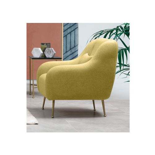 Sevilja Žuta Fotelja - Wing Chair slika 2