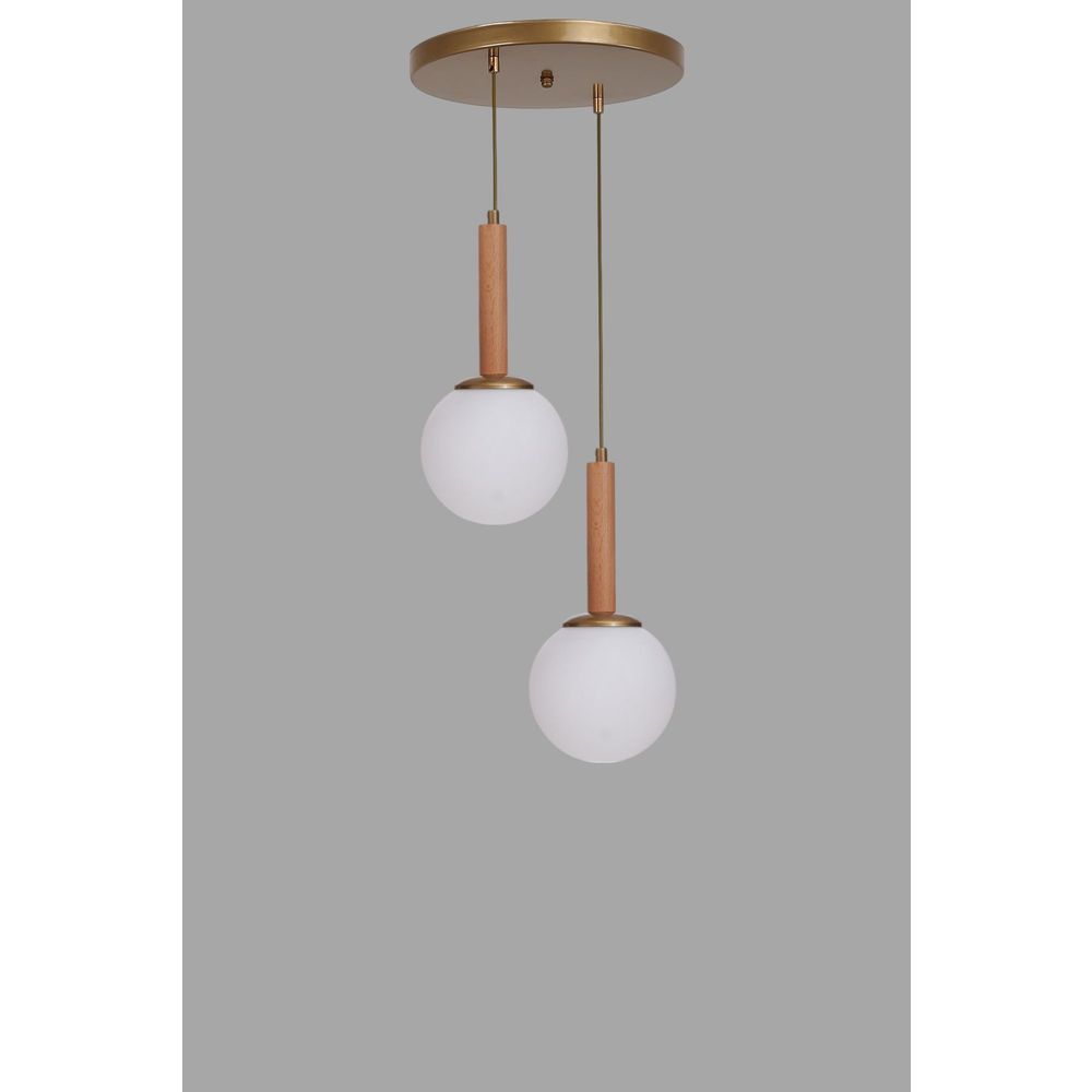 Opviq Luster 956, Bijela, Hrast, Zlatna slika 3