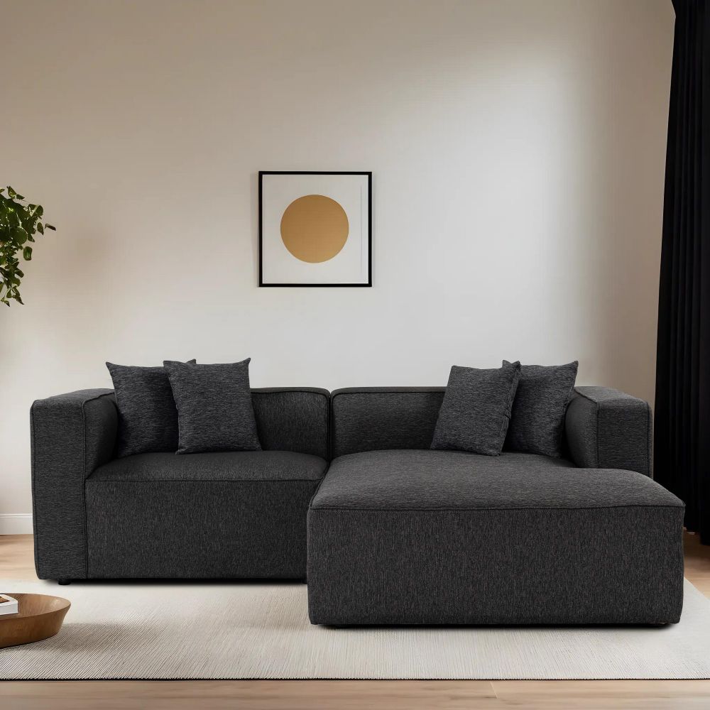 Mora XL Ugaona Sofa Lijeva (CHLLeft -1R) - Antracit slika 1