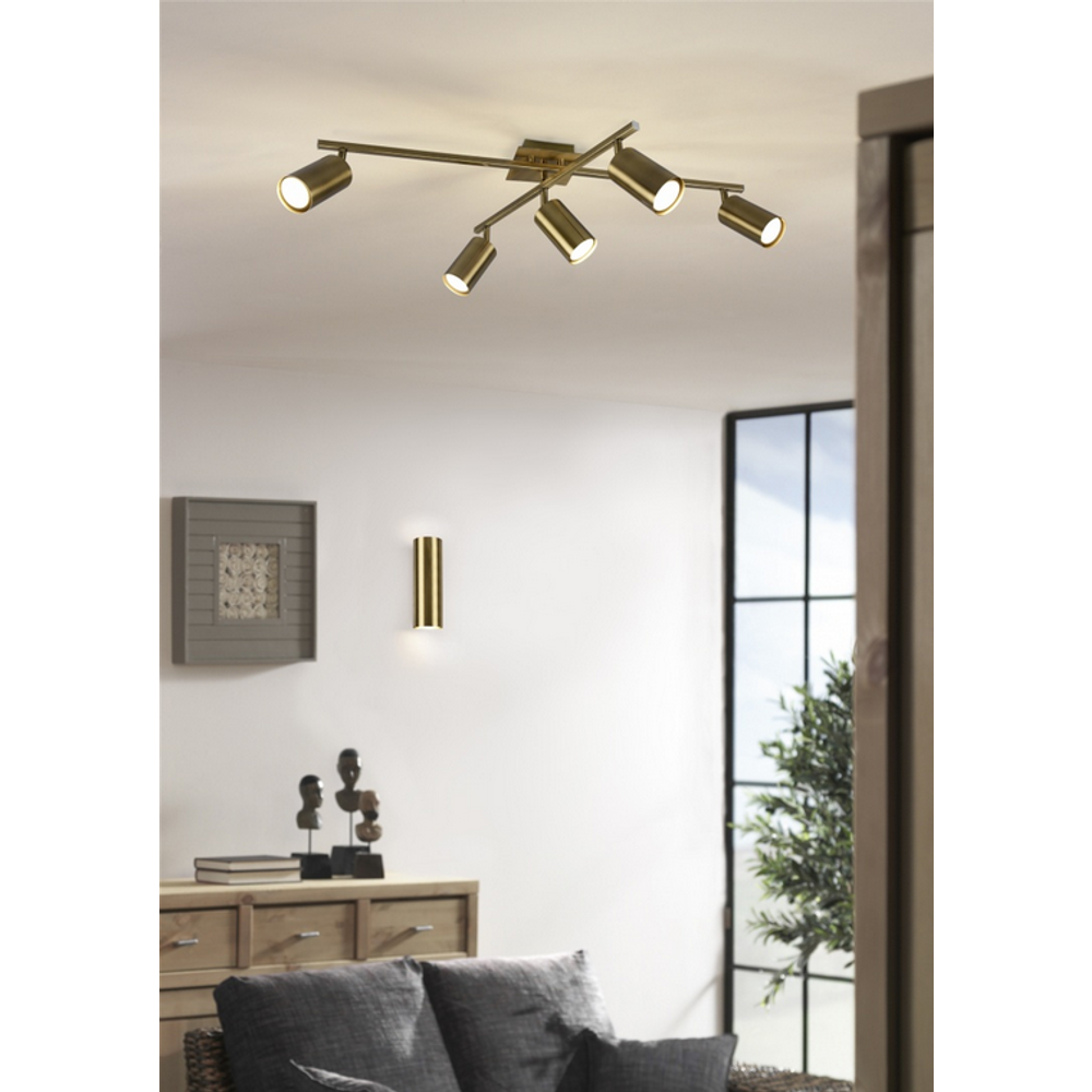 Zidna lampa Marley/2 stari mesing slika 2