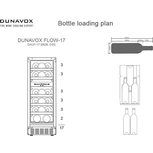 DAUF-17.58DSS DUNAVOX vinska vitrina slika 5