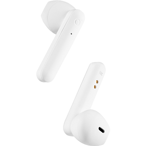 STREETZ True Wireless Stereo slušalice s kućištem za punjenje, polu-in-ear, BT 5, mat bijele slika 4