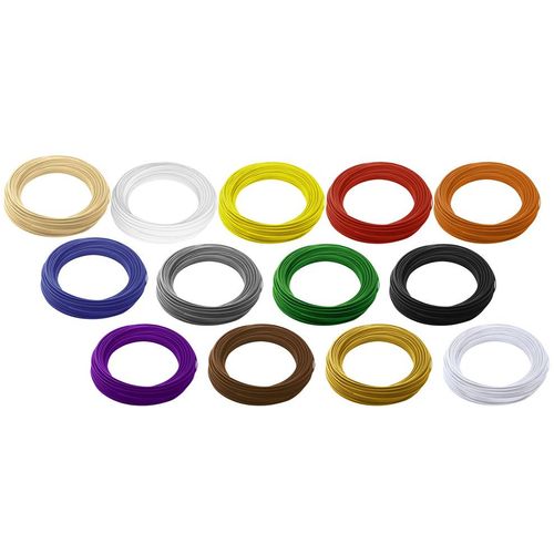 filamenT-paket Renkforce ABS plastika  2.85 mm prirodna, crna, bijela, crvena, žuta, plava boja, zelena, narančasta, siva, purpurna, smeđa boja, zlatna, srebrna 650 g slika 1