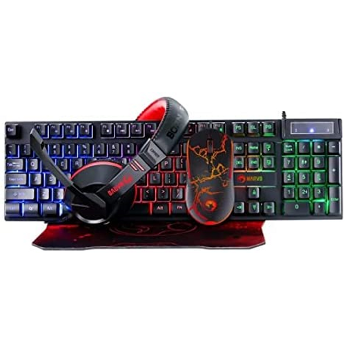 Marvo USB CM409 tastatura+miš+slušalice+podloga slika 1