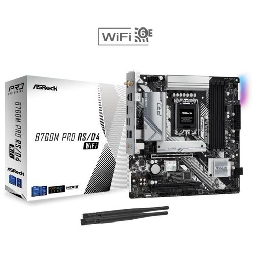 Asrock Intel LGA1700 B760M PRO RS D4 WIFI slika 1