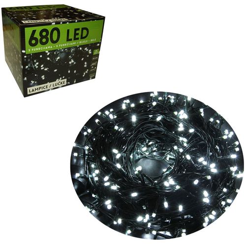 680 LED, lampica, svjetlost bijela, 8 funkcija slika 1