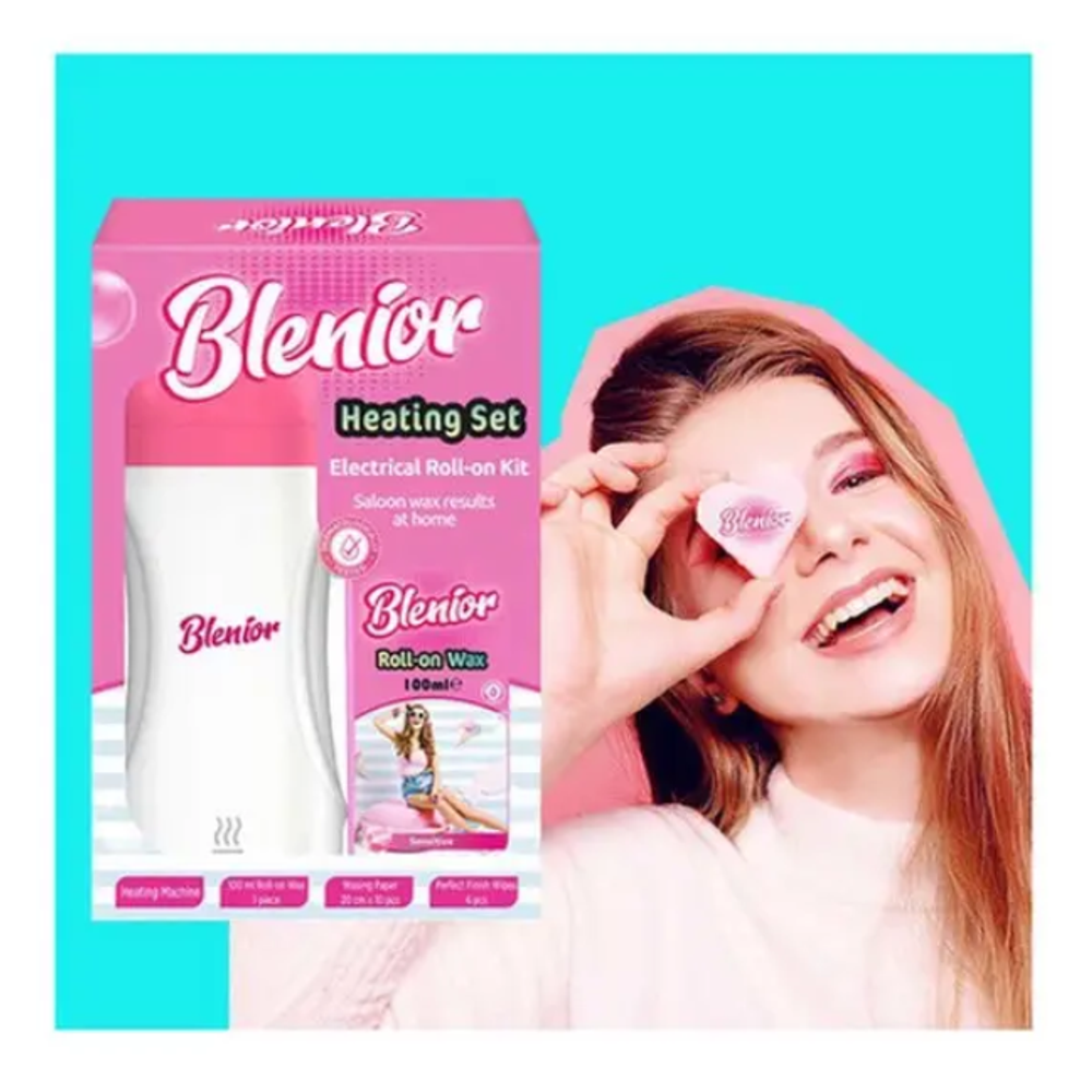 Blenior Set za depilaciju sa grijačem slika 4