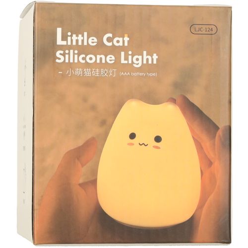 Silikonska noćna svjetiljka maca slika 10