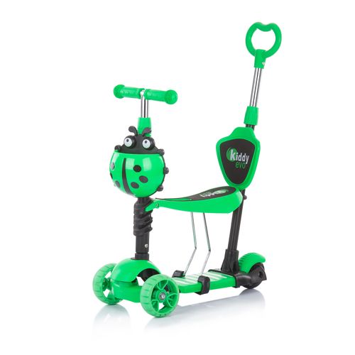 Chipolino romobil / guralica Kiddy Evo s ručkom Lime slika 1