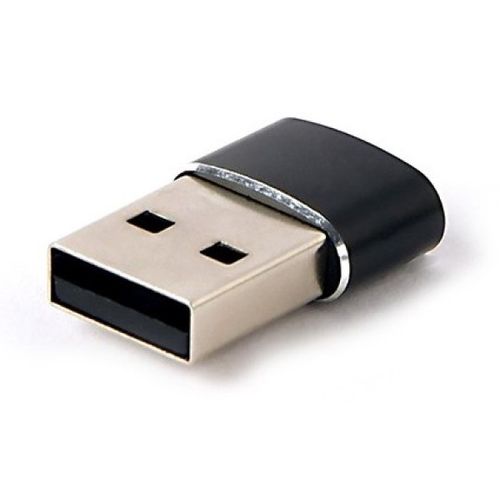 A-USB2-AMCF-02 Gembird USB AM to Type-C female adapter, black (ALT.CCP-USB3-AMCM-0M) FO slika 2