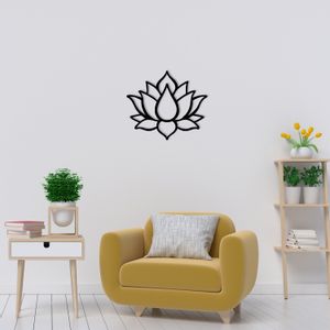 Wallity Metalna zidna dekoracija Lotus Flower 1 Metal Decor