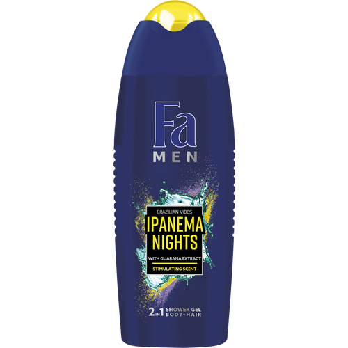 Fa Men Brazilian Vibes Ipanema Nights 2u1 gel za pranje tijela i kose 250 ml slika 1