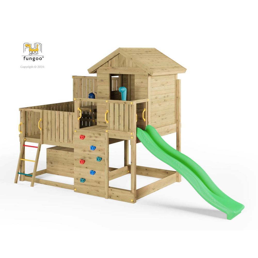Fungoo set SWEET HOUSE - Drveno dječije igralište slika 5