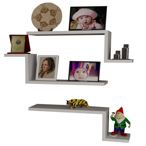 Lowa - White White Wall Shelf slika 3