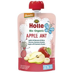 Holle Pire od jabuke, banane i kruške "Apple Ant"- Organski 100g , pakiranje 12komada, xxl