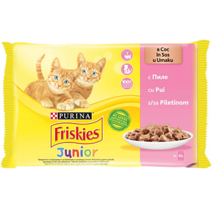 Friskies Junior mokra hrana za mačke Piletina 4x85g