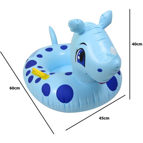 Kolut na napuhavanje za djecu plavi nosorog slika 2