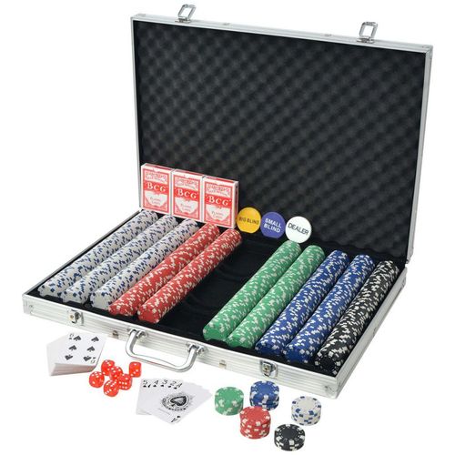 Set za Poker s 1000 Žetona Aluminijum slika 5