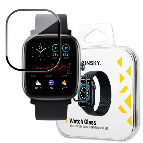 Wozinsky Watch Glass Hybrid Glass za Xiaomi Amazfit GTS 2 Mini crno slika 1