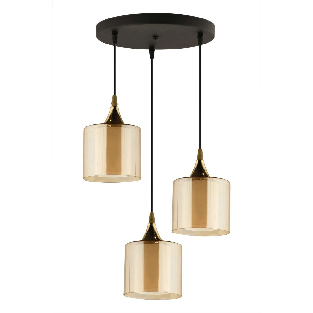 Luster 64875 – boje: medena crna slika 2