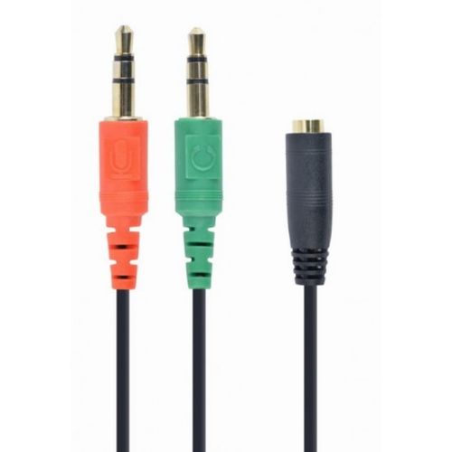 CCA-418 Gembird 3.5mm Headphone Mic Audio Y Splitter Cable Female to 2x3.5mm Male adapter slika 3