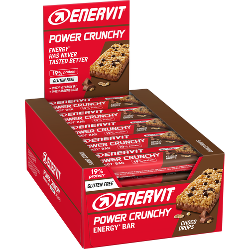 Enervit Sport čokoladice Power Crunchy Choco 19% protein 40g, 25 komada slika 1