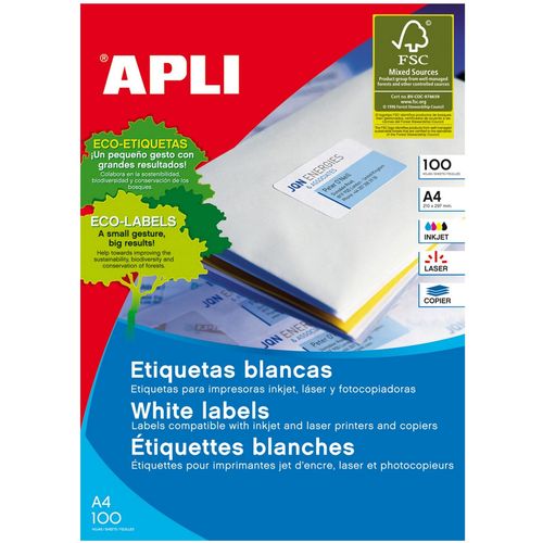 APLI naljepnica 52,5x29,7 100l 3130/1286 slika 1