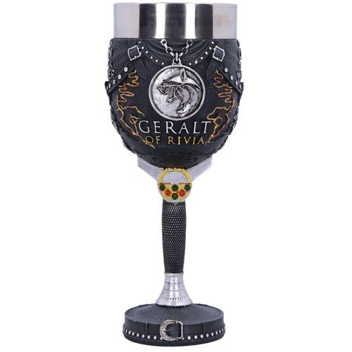 NEMESIS NOW THE WITCHER GERALT OF RIVIA GOBLET 19,5CM slika 1