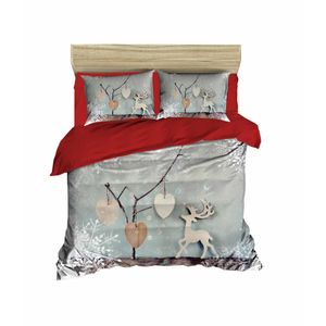 420 Red
White
Grey Double Duvet Cover Set