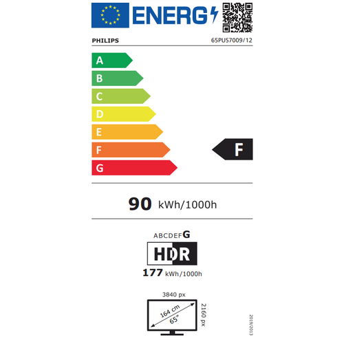 Philips televizor 65PUS7009/12, LED UHD, Smart (Titan OS) slika 2