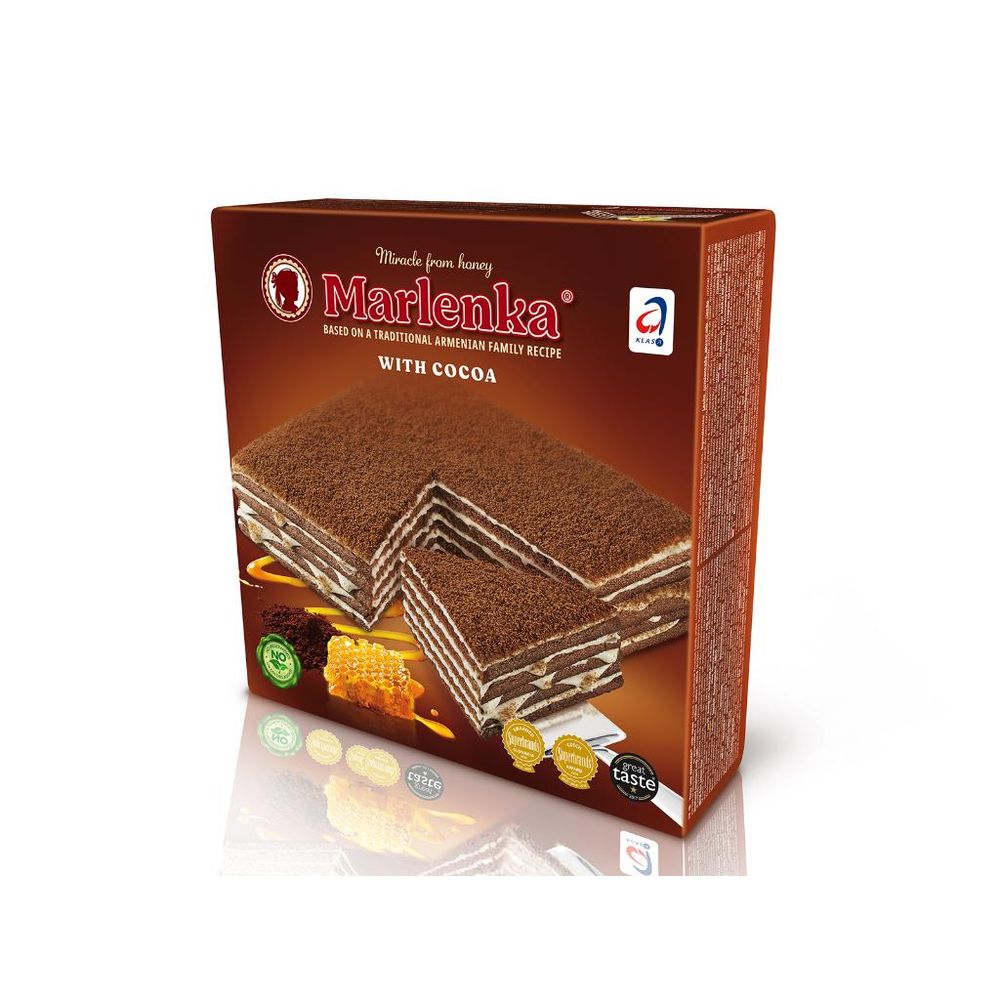 Marlenka torta od meda sa kakaom 800g slika 1