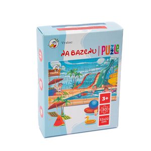 Vrabac Chippy puzle Na bazenu, 30 dijelova