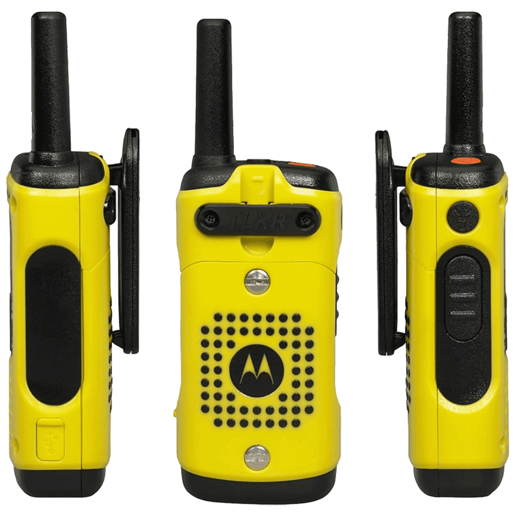 Motorola Walkie Talkie, domet 10 km, 16 kanala, žuto/crna - TLKR T92 slika 3