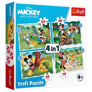 TREFL puzzle Mickey Mouse, 4u1 (35,48,54,70) 34604