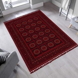 Bhr 03 - Crveni Tepih za Hol (80 x 300 cm)