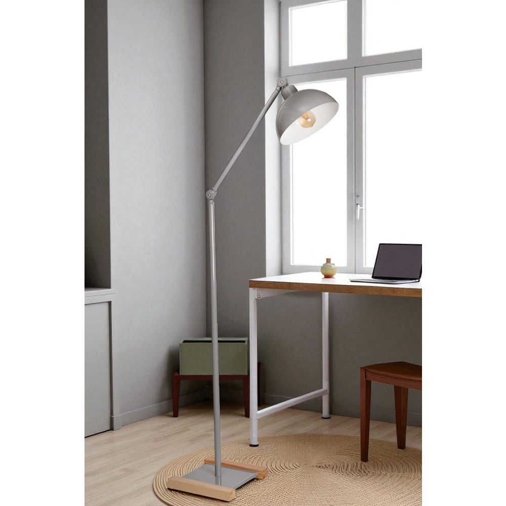 Opviq Podna lampa 602, siva slika 1