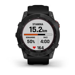 Garmin fenix 7X SOLAR Slate Gray crni remen                                                 