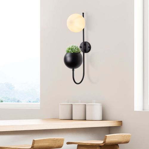 Pot - 11475 Black
Cream Wall Lamp slika 1