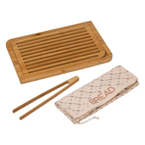 Five daska za kruh bambus 40x27cm + pribor