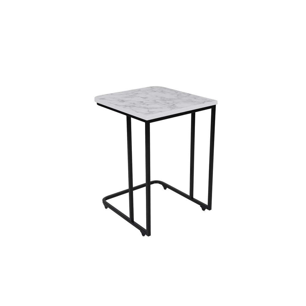 Ce Metal Zigon - 9404 Bijelo-Crni Set od 3 Stolića slika 7