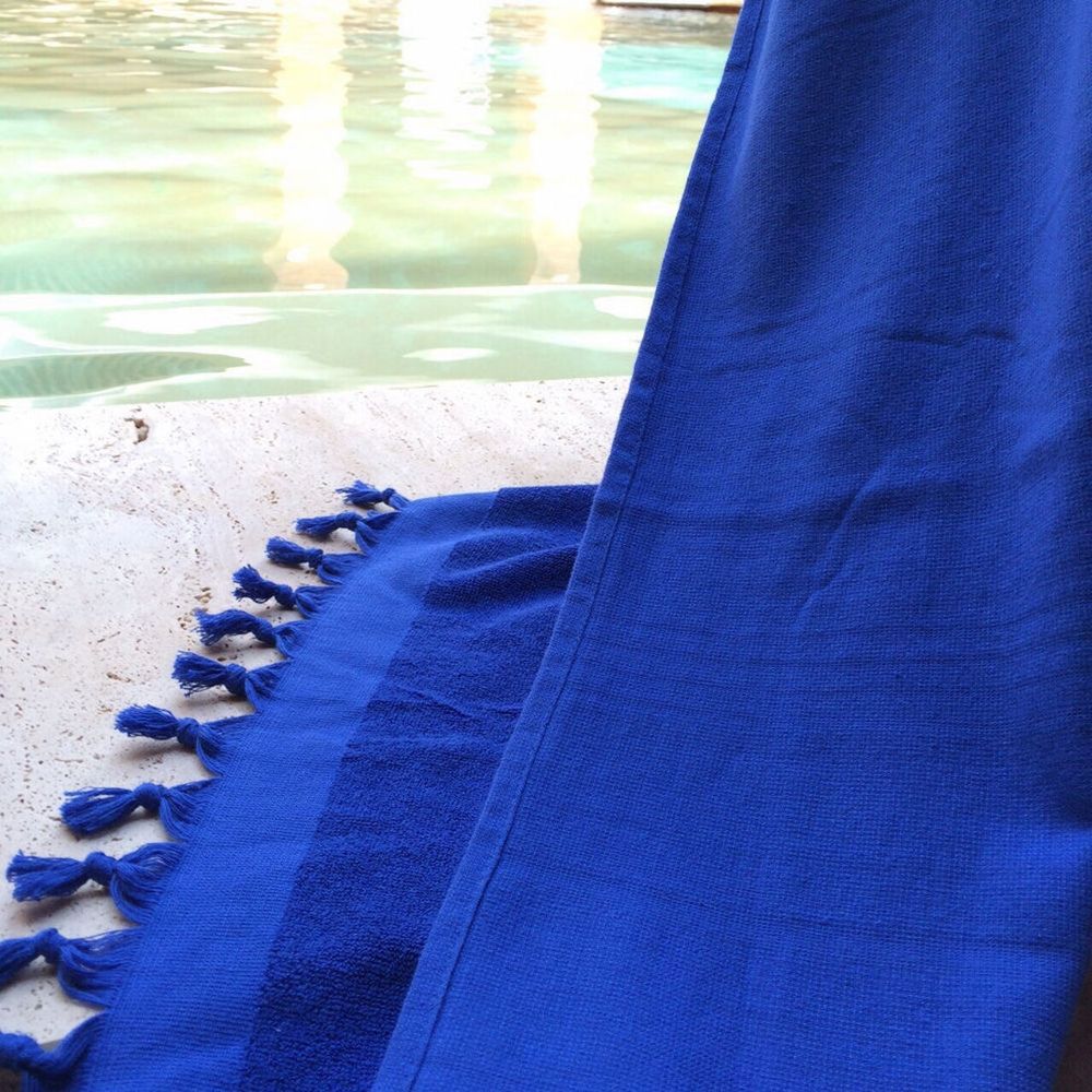 Monaco - Plažni Peškir Parliament Blue Fouta slika 1