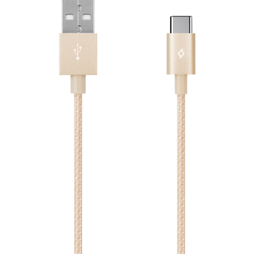 Ttec Kabel - USB-C to USB (1,20m) - Gold - Alumi Cable slika 1