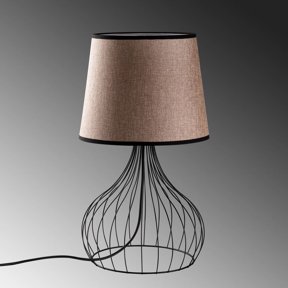 Telıs - 5393 Crna i Smeđa Stolna Lampa slika 6