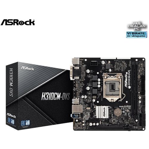 ASRock H310CM-DVS s1151  slika 1